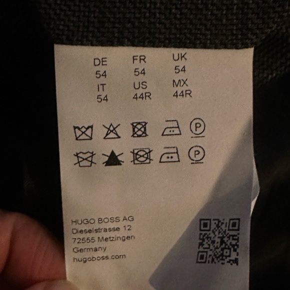 Boss Hugo Boss Slim FIT JACKET IN MICRO-PATTERNED STRETCH JERSEY 44R - Picture 10 of 17